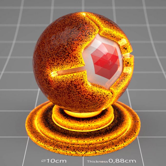 Cinema D C D Redshift Textures Materials Rs Molten Metal Proc The