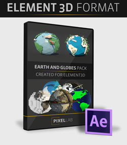 the pixel lab material pack for element 3d v2 mega