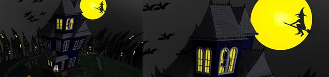 View Haunted House 3D Model Free Pictures