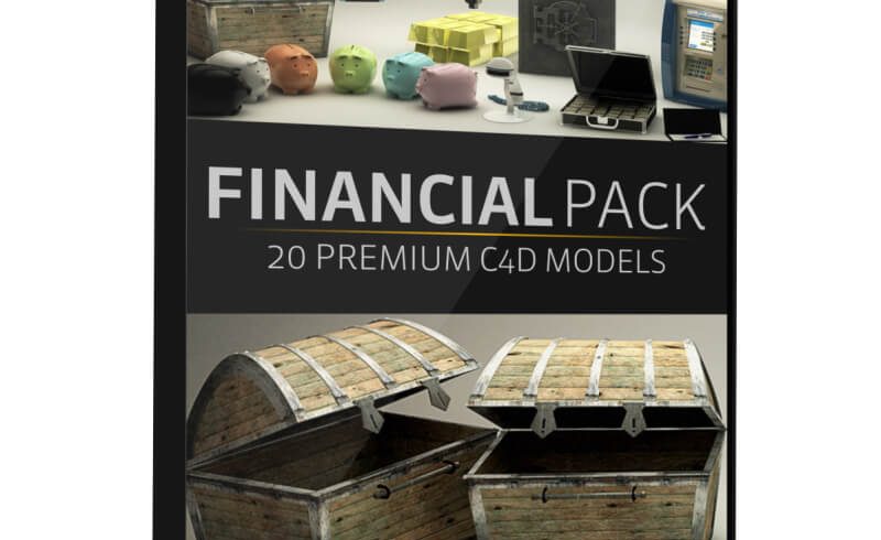 Financial Pack Cinema 4D 3D Model Pack