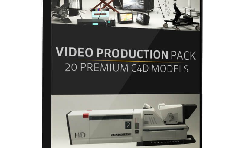Video Production Pack Cinema 4D 3D Model Pack