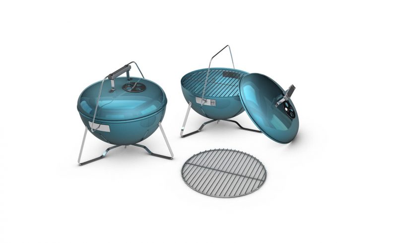 Free Cinema 4D 3D Model BBQ Grill