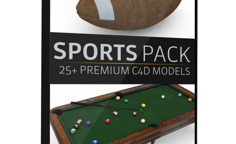 Sports Pack Cinema 4D 3D Model Pack