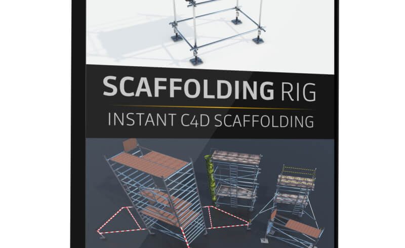 Scaffolding Rig Cinema 4D 3D Model