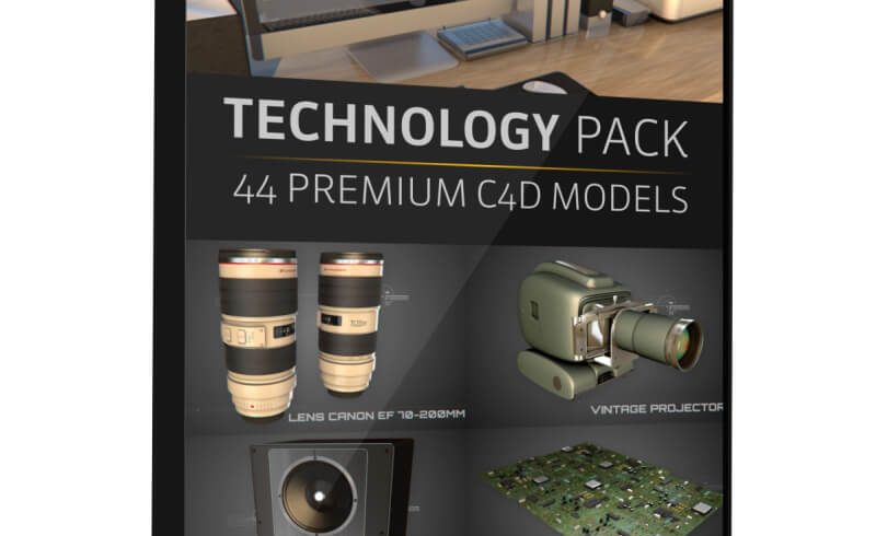 Technology Pack Model Pack 3D Cinema 4D