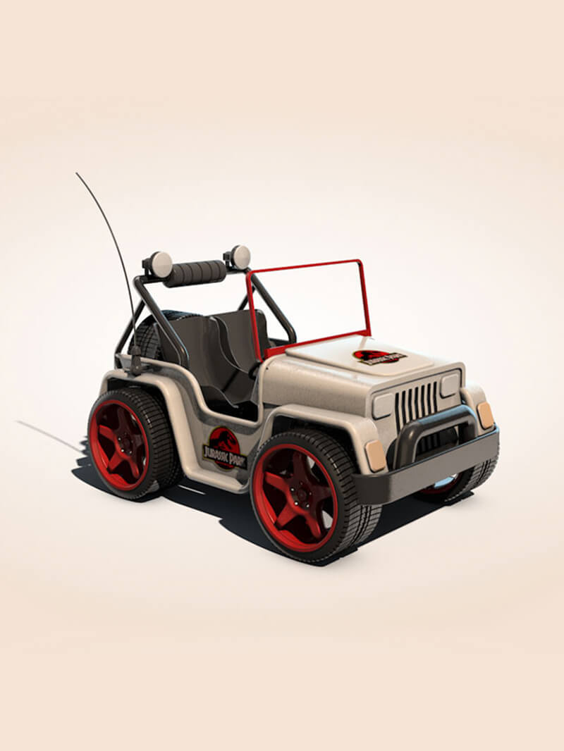 Free Cinema 4D 3D Model Go Cart