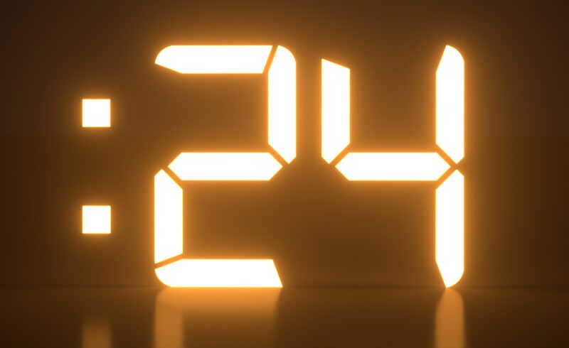 Free C4D 3D Digital Clock Countdown Project File