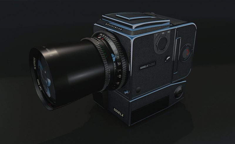 Free C4D Maxon 3D Model: Hasselblad Camera Medium Format