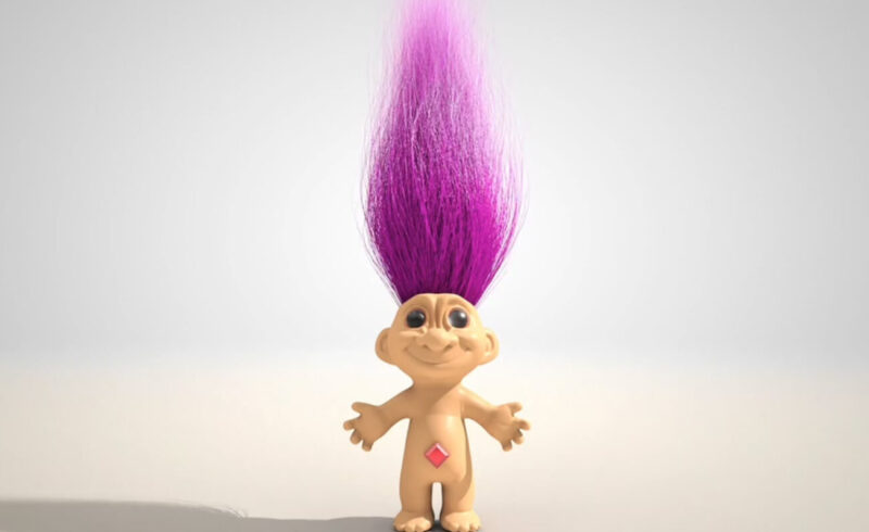 Troll Free 3D Model Cinema 4D