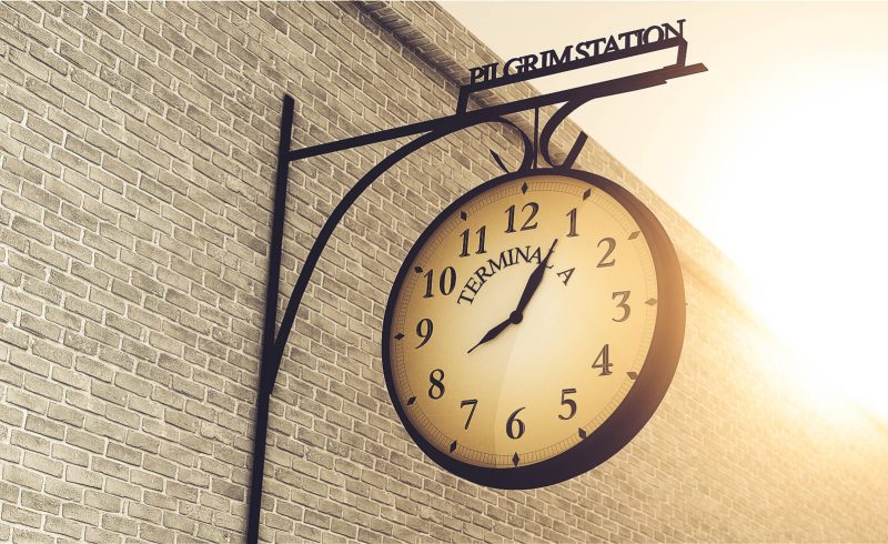 Free Cinema 4D 3D Model Train Station Clock