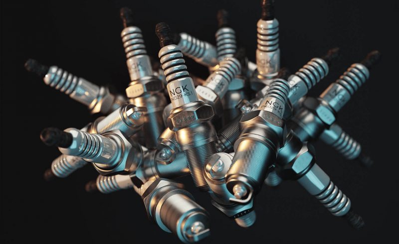 Free Cinema 4D 3D Model Spark Plug