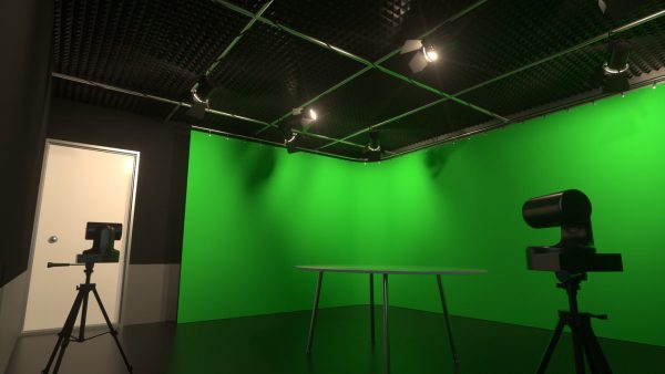 Free Cinema 4D 3D Model: Greenscreen Studio Scene - The Pixel Lab