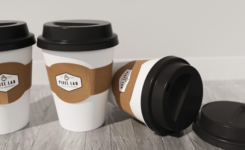 Free Cinema 4D 3D Model Paper Coffee Cup