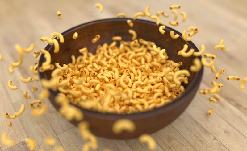 Free Cinema 4D 3D Model Macaroni Noodle Bowl