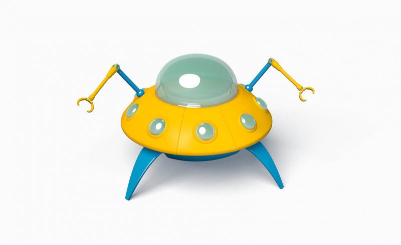 Free Cinema 4D 3D Model Cartoon UFO Spacecraft