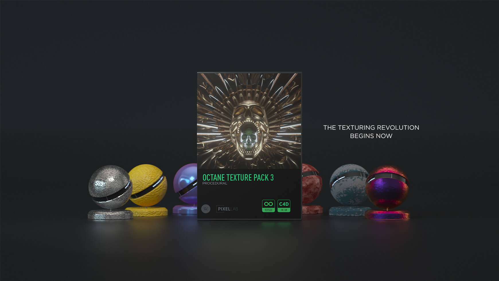 Octane Texture Material Pack 3 Procedural Edition