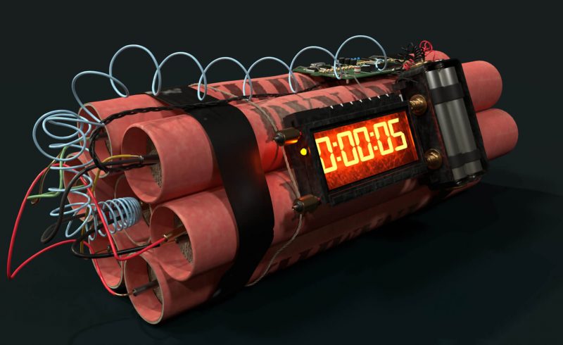 Free Cinema 4D 3D Model Dynamite Bomb TNT