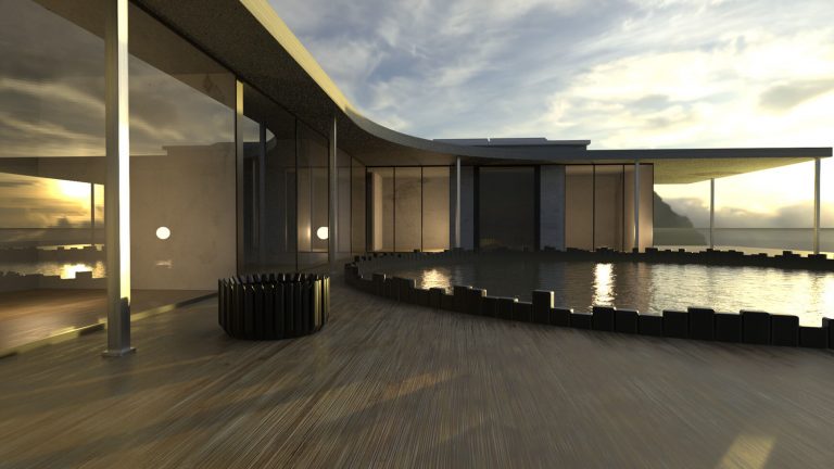  Free Cinema 4D 3D Model: Modern Architecture House by The Pixel Lab