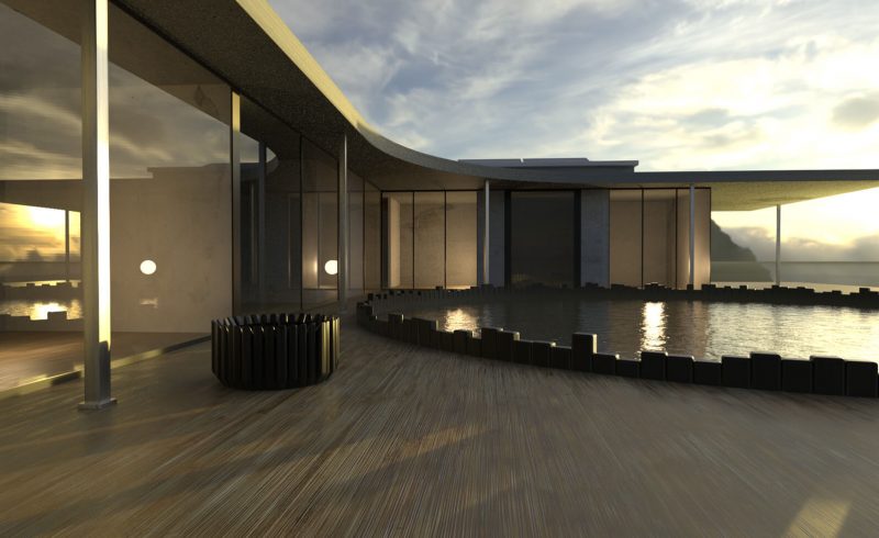 Free Cinema 4D 3D Model Modern Architecture House Home