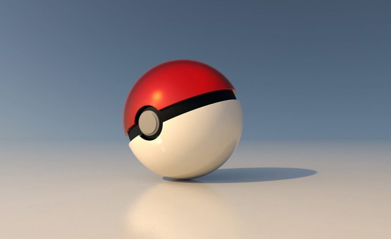 Free Cinema 4D 3D Model Pokemon Poke Ball