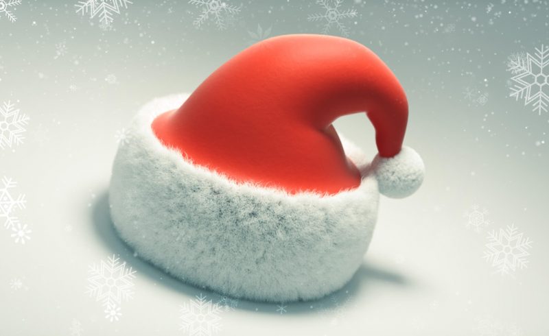 Free Cinema 4D 3D Model Santa Hat