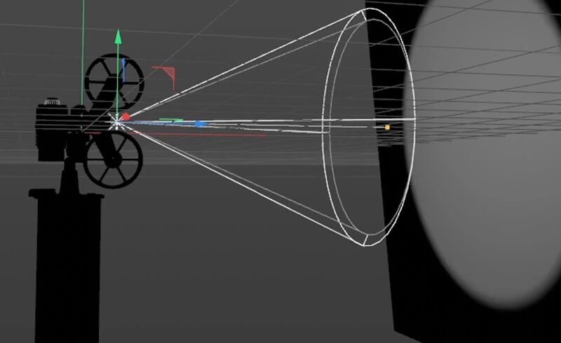 Cinema 4D Redshift Tutorial Flickering Projector