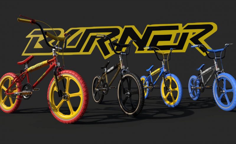 Free Cinema 4D 3D Model Raleigh Burner BMX Bike bicycle