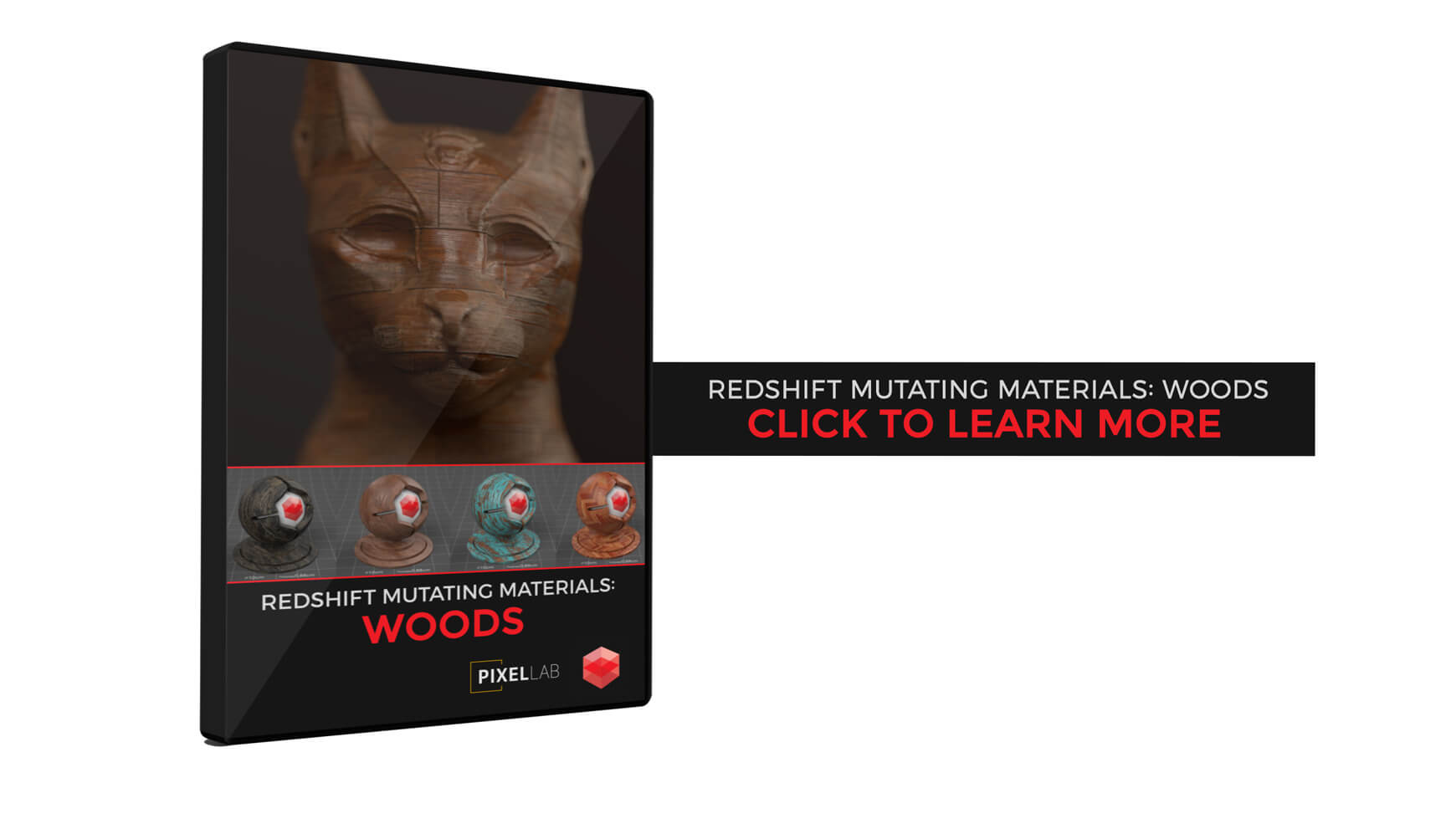 Redshift Cinema 4D Mutating Material Texture Pack Wood Free