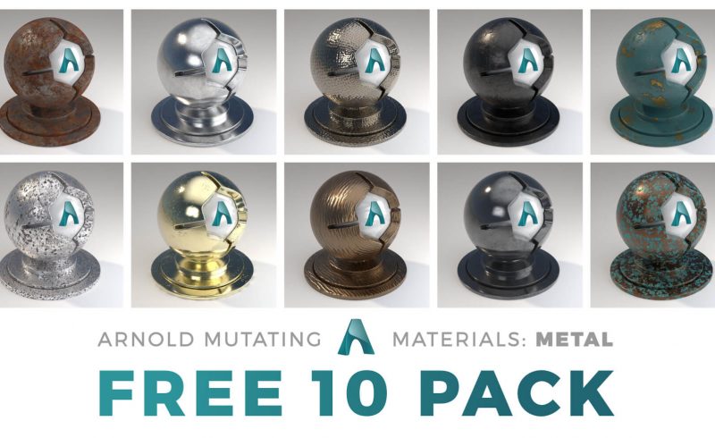 Free Cinema 4D Texture Material Arnold Pack