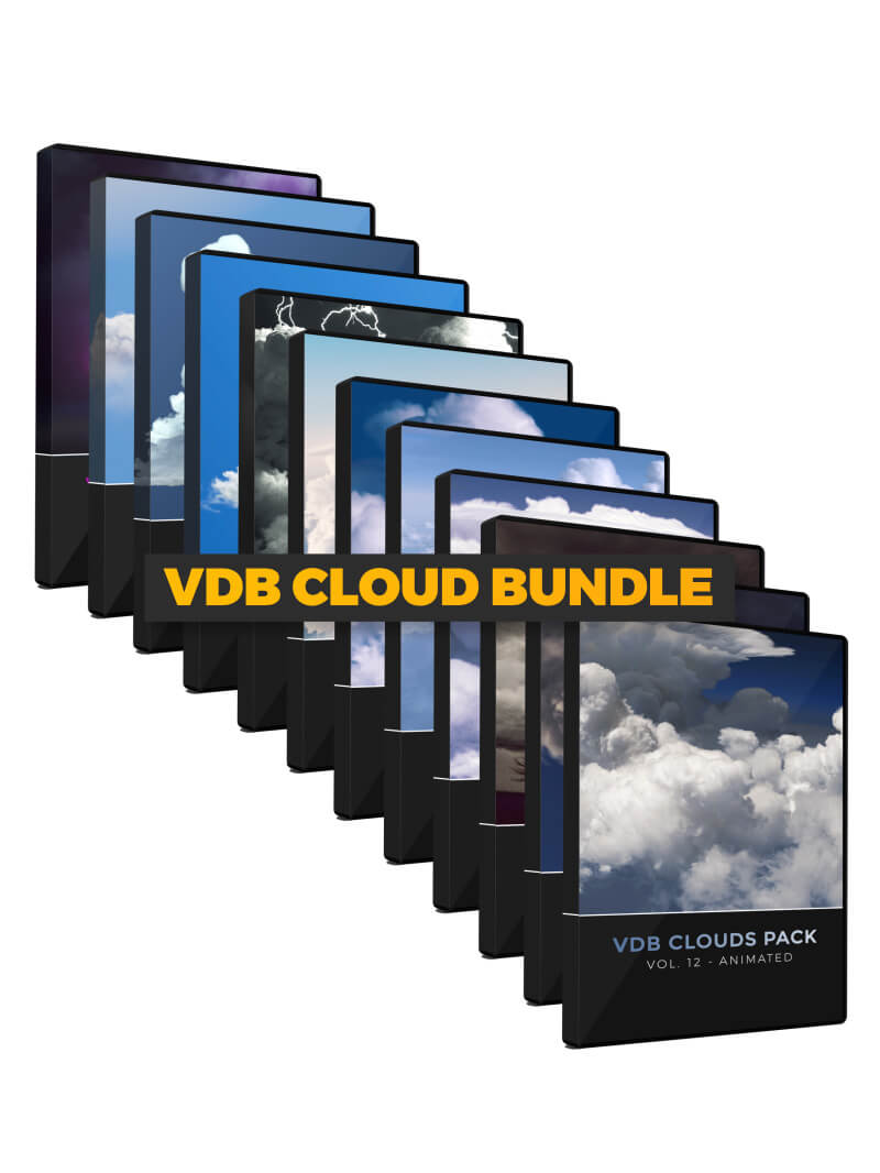 VDB Cloud Bundle 3D Assets Banner