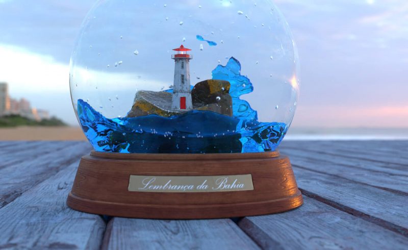 Free Redshift Cinema 4D 3D Model Redshift Lighthouse Snowglobe