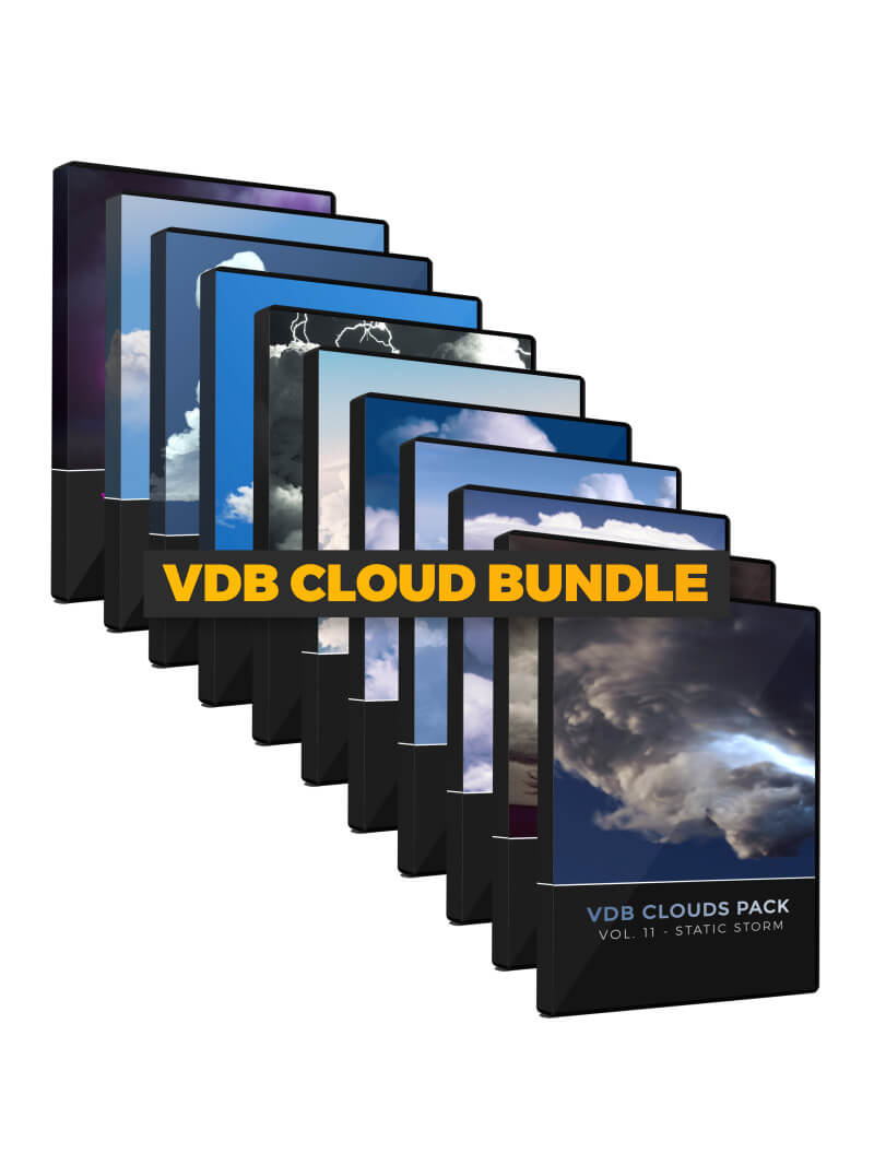 VDB Cloud Bundle 3D VFX Assets