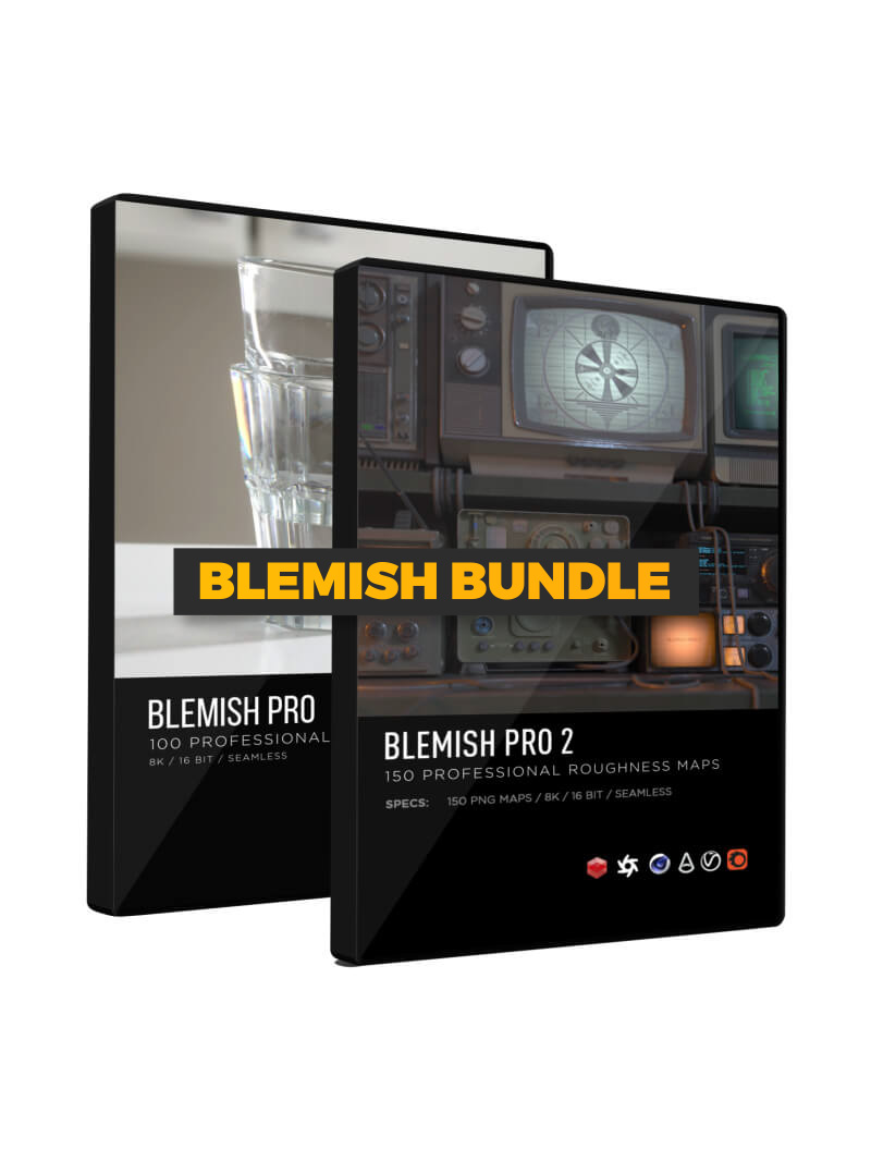 Blemish Bundle Roughness Texture Maps