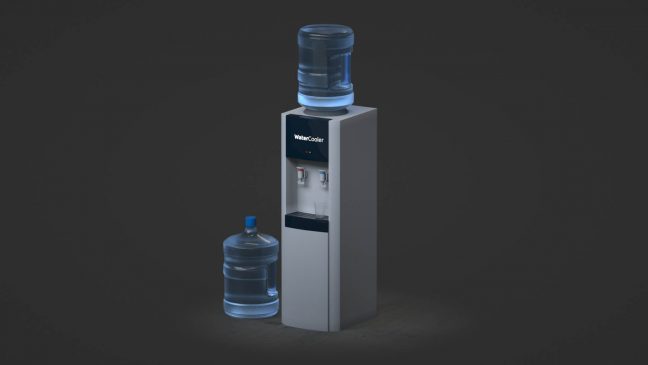 Free Cinema 4D 3D Model: Water Cooler - The Pixel Lab