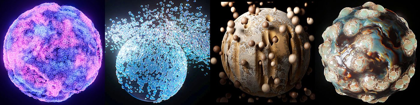 Redshift Procedural Material Pack Cinema 4D Particles