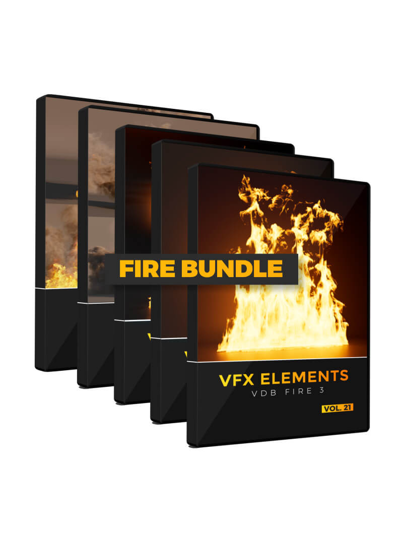 VDB Fire Bundle 3D VFX Assets