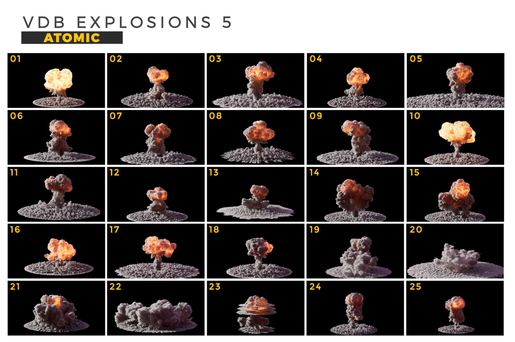 VDB Explosions 5 Atomic Quick Guide