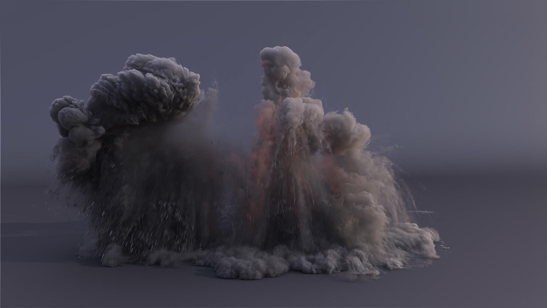 VDB Explosions Volumes Dust Hits