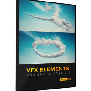 VDB Smoke Trail 3 DVD Volume VFX Assets