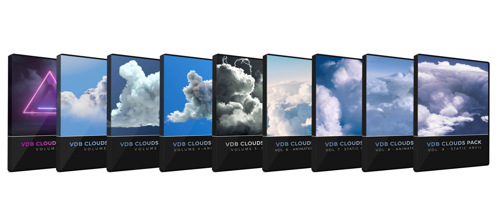 VDB Clouds Bundle 3D VFX Assets