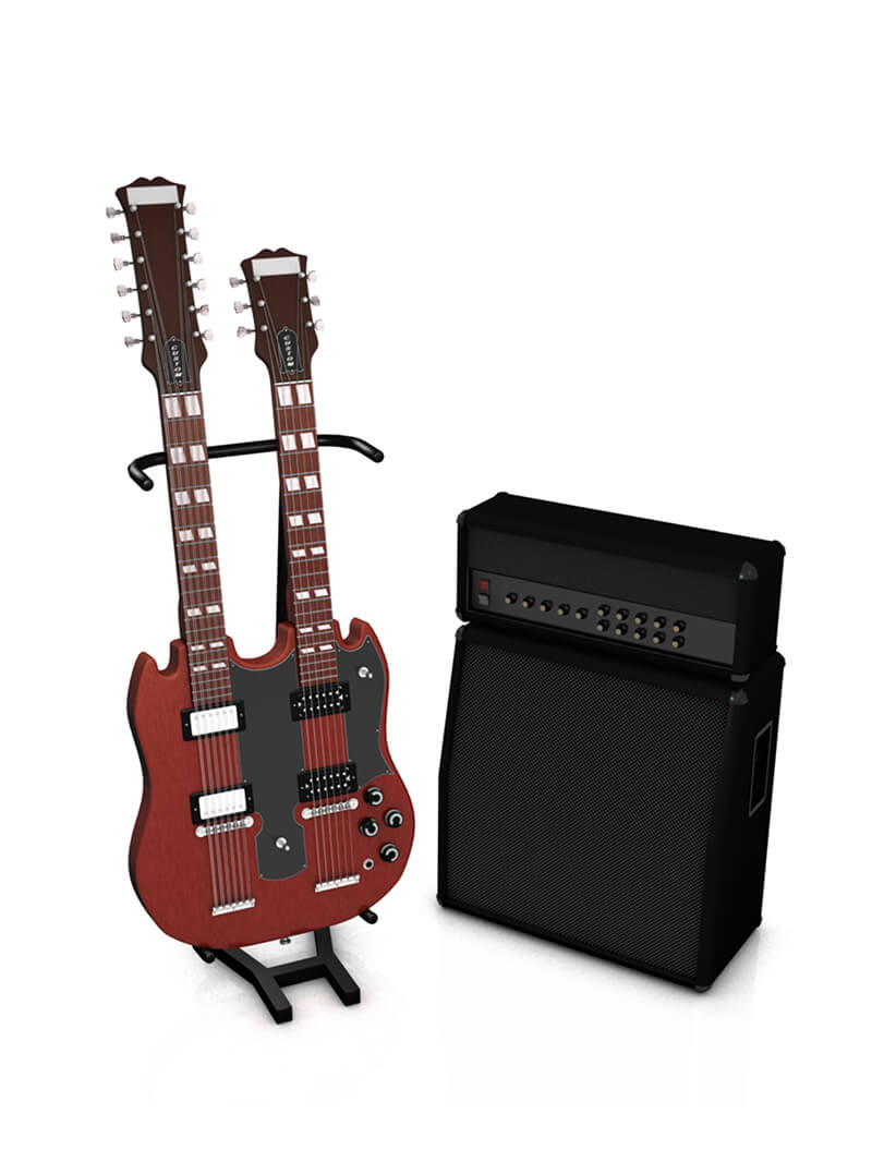 Guitar Amp Free 3D Model