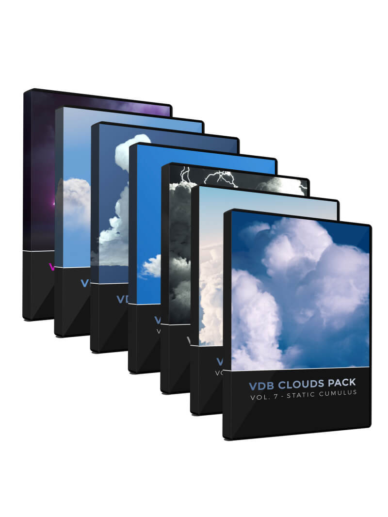 VDB Cloud Bundle 3D VFX Volumes