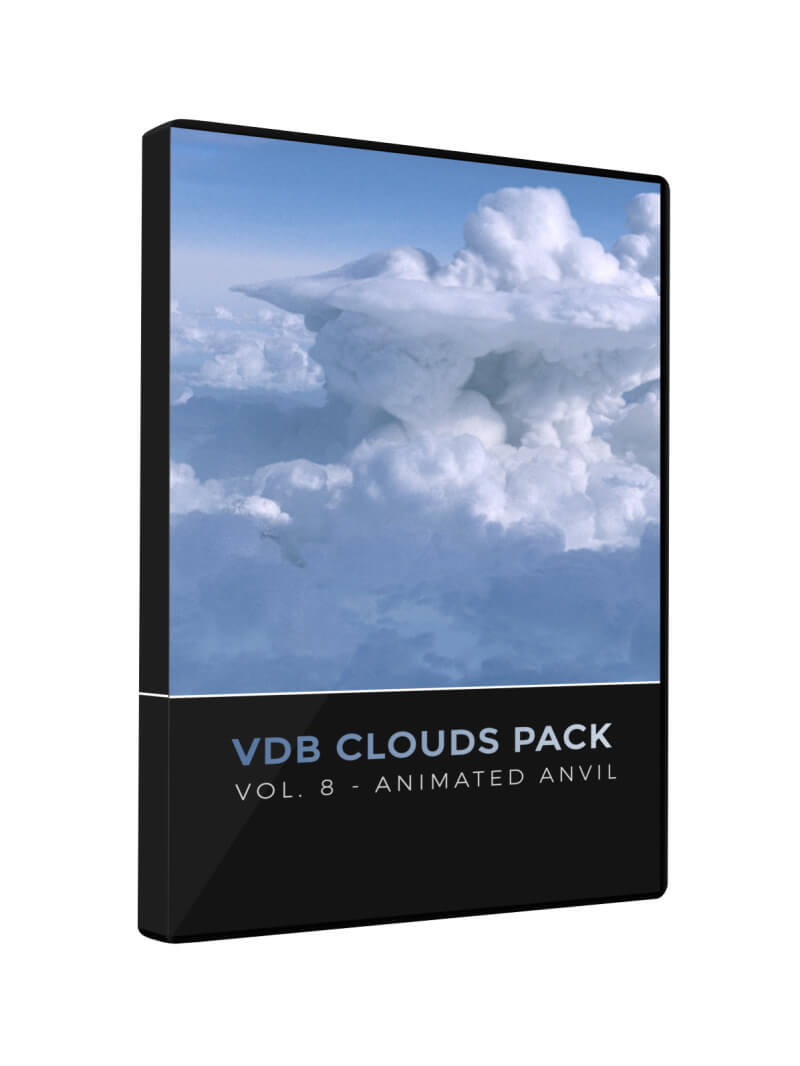 VDB Clouds Pack 8 Animated Anvil 3D VFX Assets