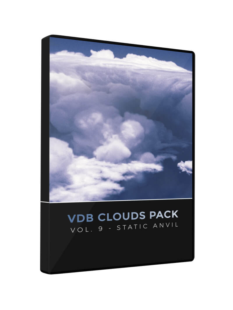 VDB Clouds Pack Static Anvil 3D VFX Assets