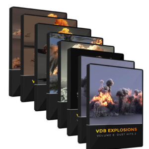 VDB Explosion Bundle 3D VFX Asset Animated