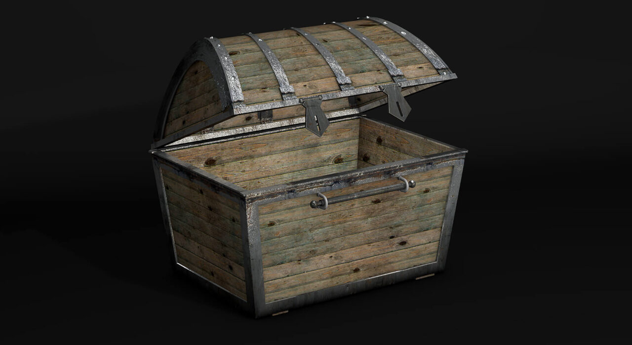 Free 3D Model Pirates Treasure Chest