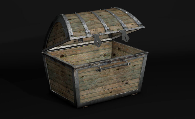 Free 3D Model Pirates Treasure Chest