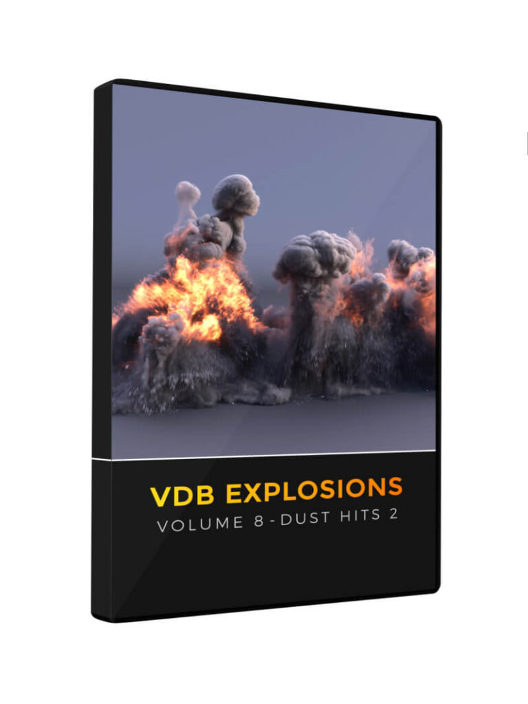 VDB Dust Hit Explosion 3D VFX Asset Animated