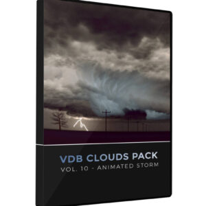 VDB Storm Clouds Volumes 3D Animation