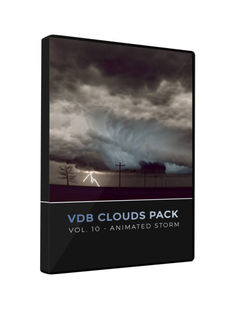 VDB Storm Clouds Volumes 3D Animation